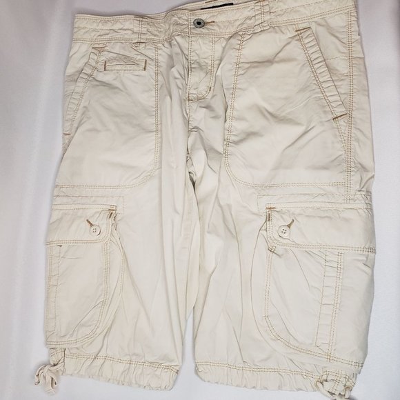 Ralph Lauren Polo Cargo Shorts White Size 8 - Picture 1 of 4